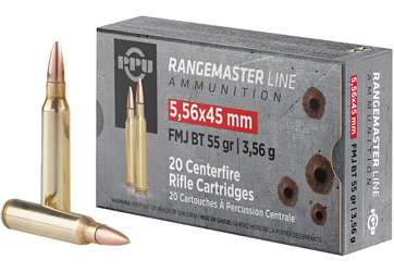 PPU 556NATO 55GR RM FMJ 20/1000