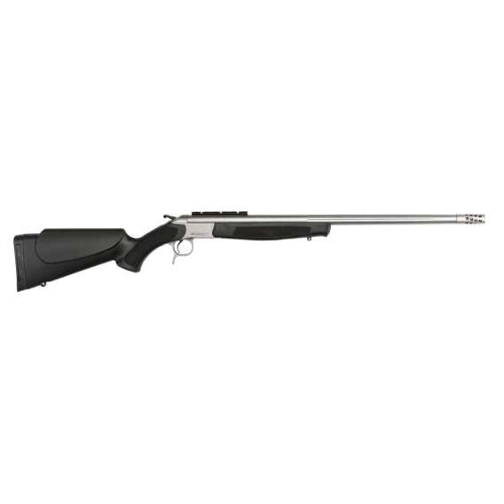 CVA Scout Rifle .444 Marlin 25" Barrel Stainless Steel and Black with Brake and Rail Base