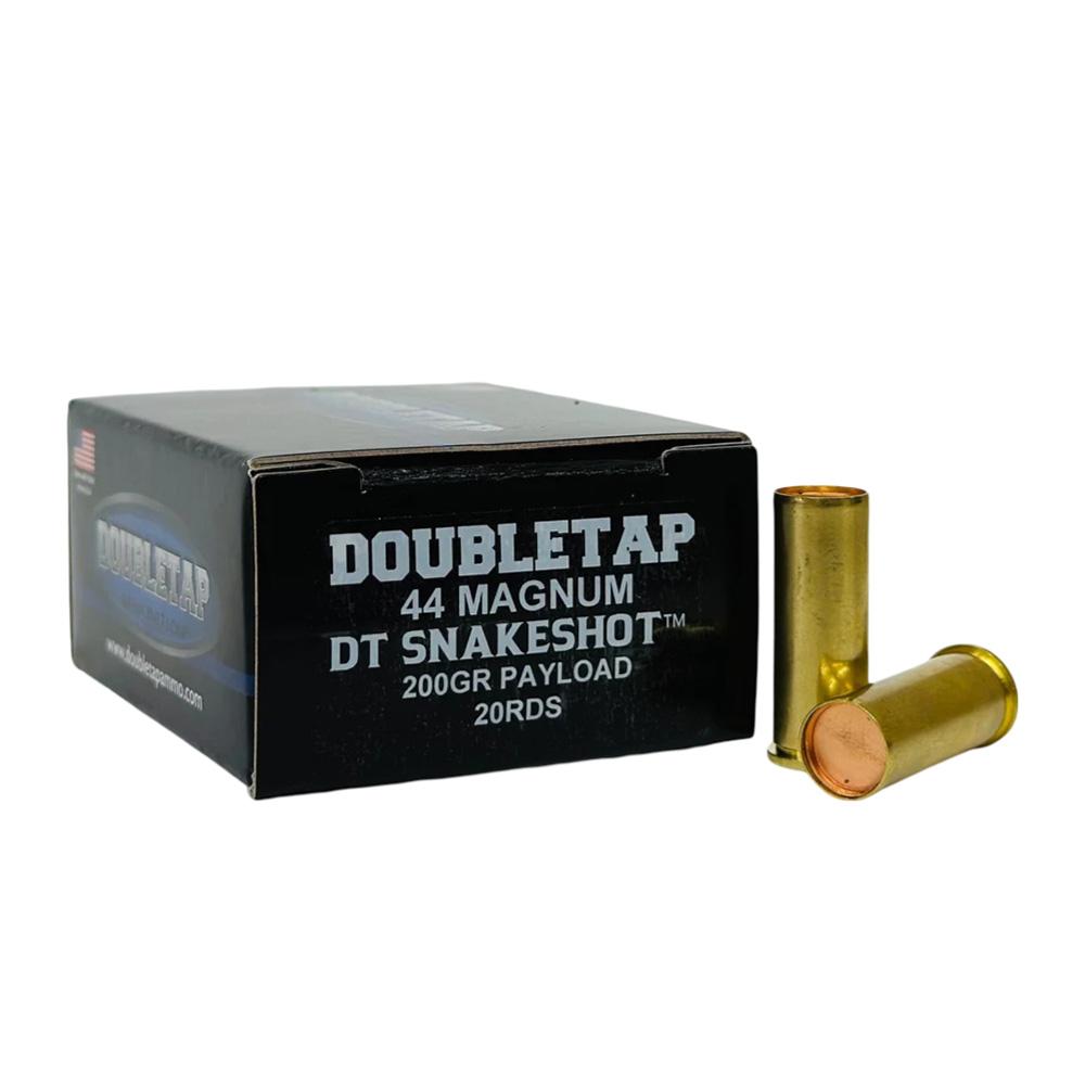 Double Tap DT Snake Shot Handgun Ammunition .44 Mag 200gr 9 Shot 1000 fps 20/ct Tactical