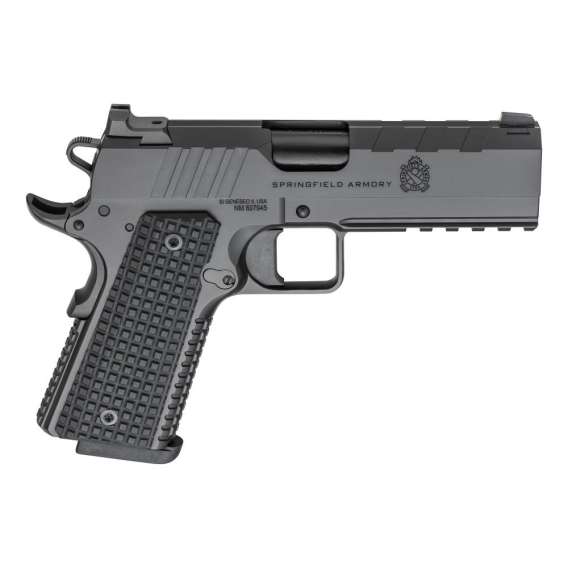 Springfield Armory 1911 Emissary Handgun 9mm Luger 9rd Magazines (2) 4.25" Barrel Black