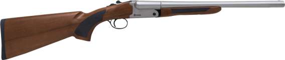 Legacy Sports Citadel Boss SxS Shotgun 20ga 3" Chamber 2rd Capacity 18.5" Barrel Nickel Walnut Stock