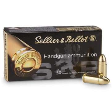 S&B 9MM 124GR FMJ 50/1000