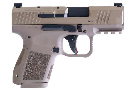 Canik Mete MC9 Handgun 9mm Luger 12 and 15rd Magazines (2) 3.18" Barrel FDE