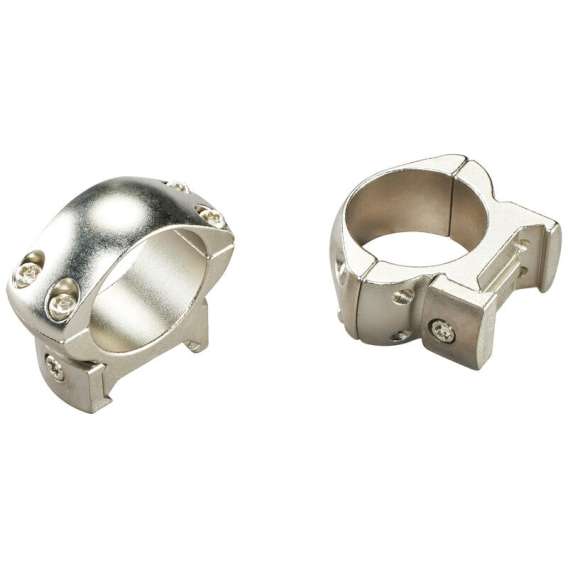 WEAVER GRAND SLAM RINGS 1" HIGH SLVR
