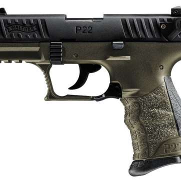 WALTHER ARMS P22Q MILITARY 22LR 10+1 3.4"