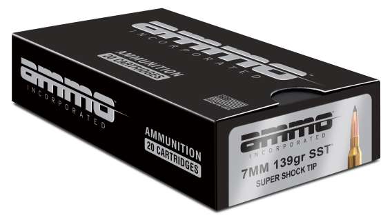 Ammo Inc Signature Hunt 7mm Remington Magnum Rifle Ammo - 139 Grain | Super Shock Tip | 20rd Box