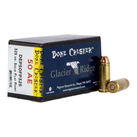 DESERT EAGLE .50AE 325-grain BONECRUSHER Flat Point  (10 boxes to case)