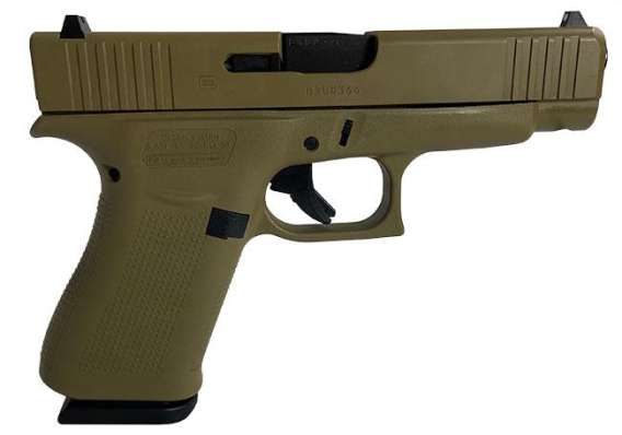 Glock 48 Gen 5 Custom "FDE" Handgun 9mm Luger 10/rd Magazines (2) 4.17" Barrel Austria