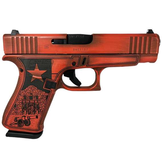 Glock 48 Custom "Texas Orange" Handgun 9mm Luger 10/rd Magazines (2) 4.17" Barrel Austria