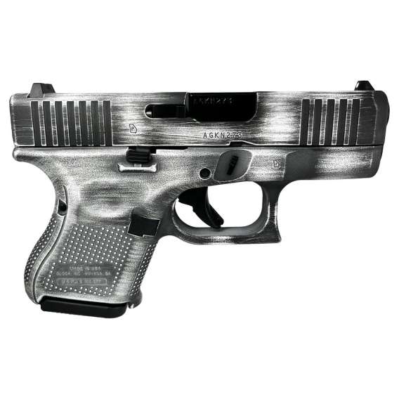 Glock 26 Gen 5 Custom "Distressed White" Subcompact Handgun 9mm Luger 10/rd Magazines (3) 3.43" Barrel USA