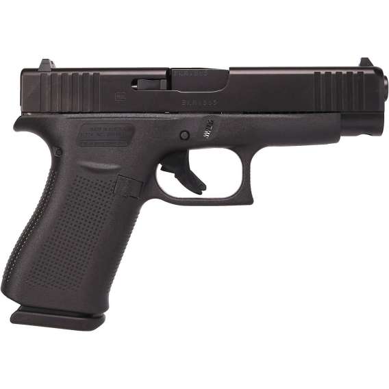 Glock 48 Compact Handgun 9mm Luger 10/rd Magazines (2) 4.17" Barrel Black USA