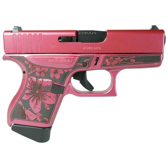 Glock 43 "Cherry Blossom Medusa Pink" Subcompact Handgun 9mm Luger 6rd Magazines (2) 3.41" Barrel USA