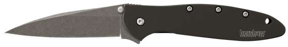 Kershaw Knives Ken Onion Leek 3" Blade Stonewash - Black