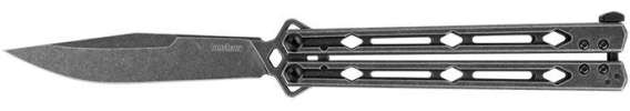 Kershaw Lucha Balisong Butterfly Knife Blackwash (4.5" Blackwash)