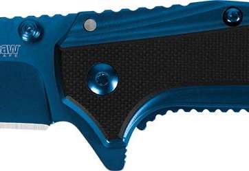 Kershaw Outright A/O Frame Lock Knife Blue/Black G-10 (3" Blue)