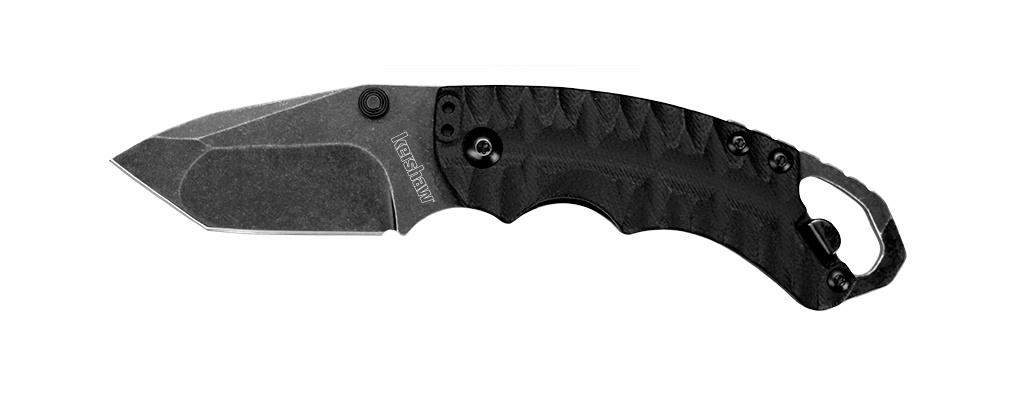 Kershaw Shuffle II Knife - Black / Tanto - 2-1/2" Blade