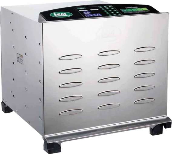 LEM Products Big Bite Digital Stainless Steel 10-Tray Dehydrator