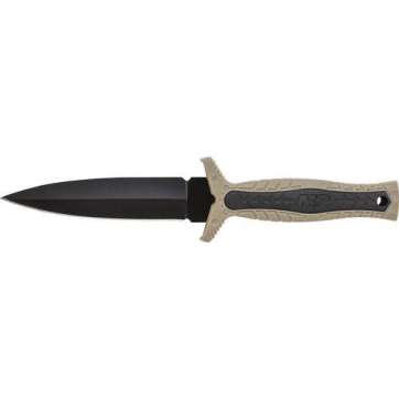 Smith & Wesson M&P Full Tang Fixed Blade Boot Knife 4 3/5" Blade Sand Black
