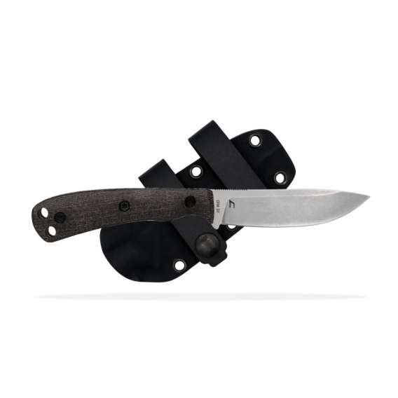 Shield Arms Ascent Fixed Knife 3-3/5" Drop Point Blade Black
