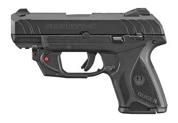 RUGER SEC-9 9MM 3.4" BLK 10RD LSR