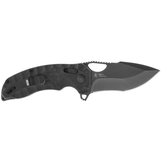 SOG Kiku XR LTE Blackout Knife 3.02" Blade Black