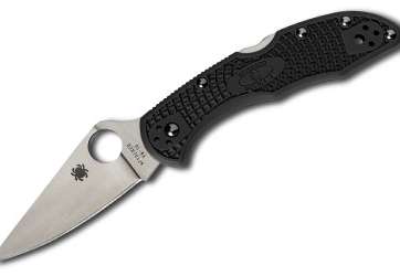 SPYDERCO DELICA4 BLK FFG PLAINEDGE