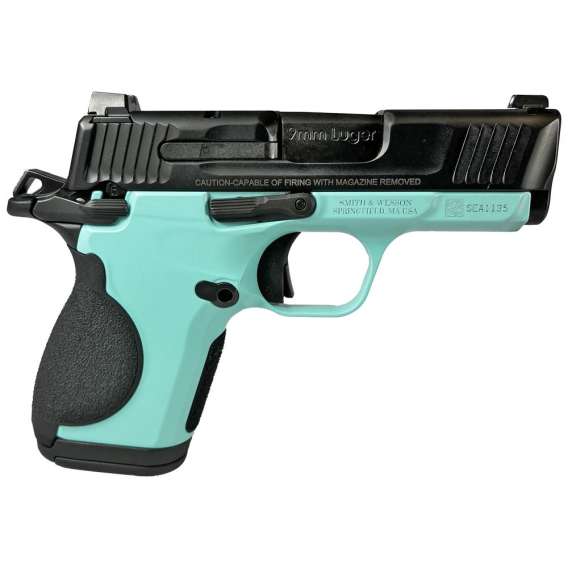 S&W CSX "Tiffany Frame" Handgun 9mm Luger 10&12rd Magazines 3.1" Barrel Thumb Safety Black Slide