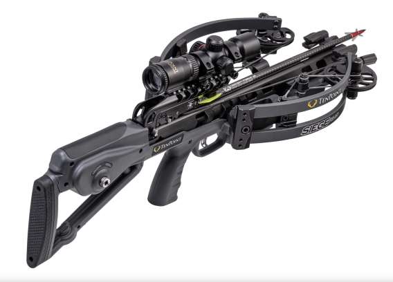 Ten Point Siege RS410 Crossbow ACUslide RangeMaster Pro Scope - Graphite