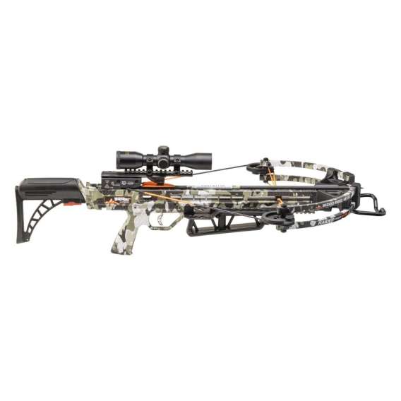 Ten Point Wicked Ridge Raider 400 De-Cock Crossbow 400 FPS with Rope Sled Adjustable Stock and Pro-View Scope