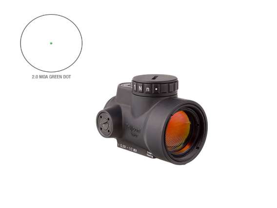 TRIJICON MRO 1X25 2.0 MOA ADJ ILL GRN