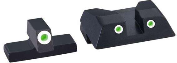 Beretta APX Tritium Night Sights - Green/White Dotss