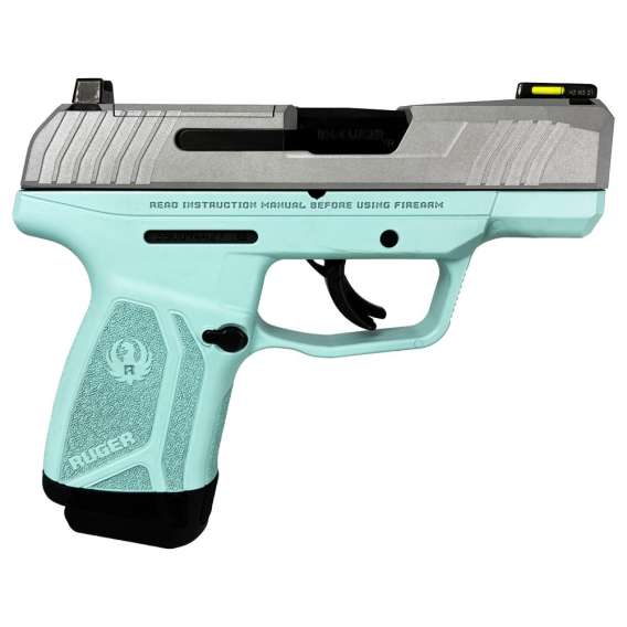 Ruger "Tiffany Frame/Crushed Silver Slide" Max-9 Pro Handgun 9mm Luger 12rd Magazine 3.2" Barrel Optic Ready