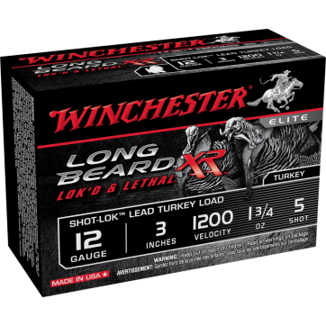 Winchester Long Beard XR Shotshells 3" 1-3/4 oz #5 10/ct