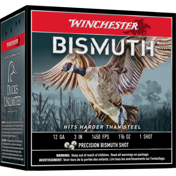 Winchester Bismuth Shotgun Ammunition 12 ga 3 #1 1-3/8 oz 25/ct