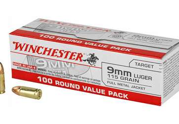 WIN USA 9MM 115GR FMJ 100/1000
