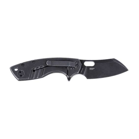 CRKT Pilar Large Folding Knife 2-7/10" Sheepsfoot Blade Black