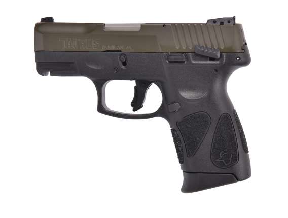 TAURUS G2C 9MM OD GRN/BLK 3.2" 12+1
