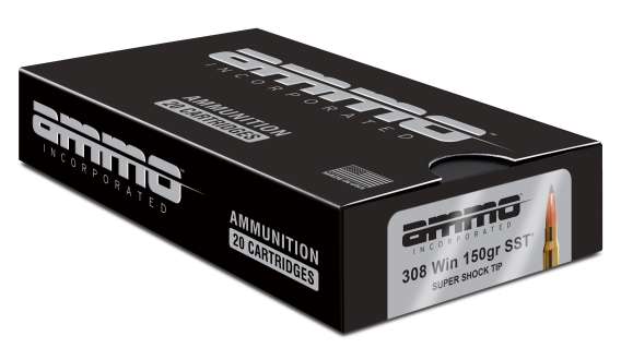 Ammo Inc Signature Hunt .308 Win Rifle Ammo - 150 Grain | Super Shock Tip | 20rd Box