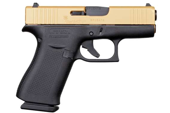GLK 43X 9MM 10RD GOLD SLIDE