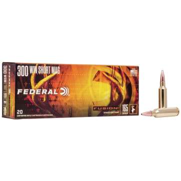 Federal Fusion Rifle Ammunition .300 WSM 165 gr BTSP 3080 fps - 20/box