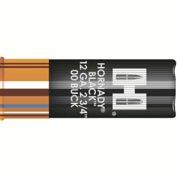 Hornady Black Shotshells 12ga 2-3/4" #00 10/ct
