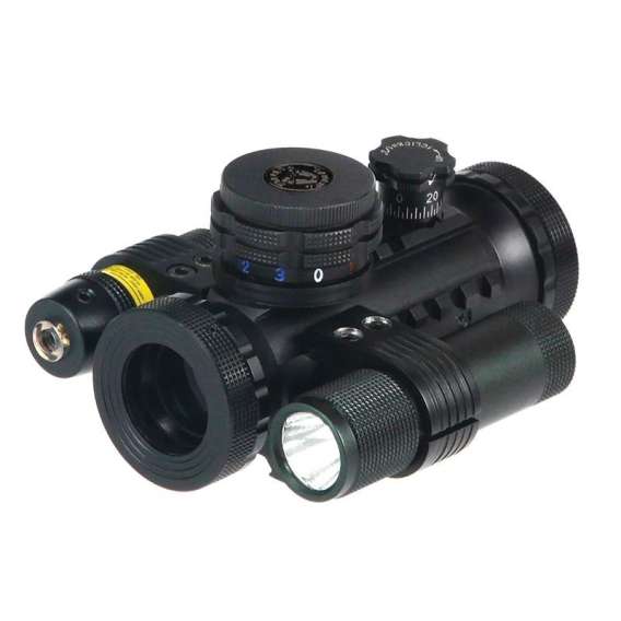 BSA Stealth Tactical Illuminated Sight w/Laser and Light Red/Green/Black