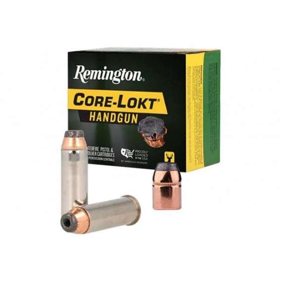 Remington Core-Lokt Handgun Ammunition 10mm Auto 200gr SJHP 1100 fps 20/ct