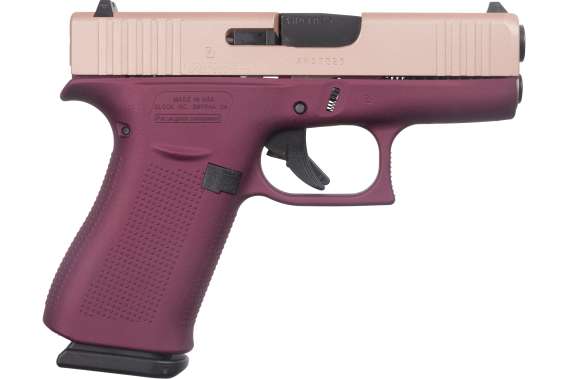 GLK 43X 9MM 10RD BLK CHRY GLD