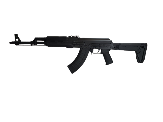 Zastava ZPAPM70 AK-47 Rifle BULGED TRUNNION 1.5MM RECEIVER - Black | 7.62x39 | 16.3" Chrome Lined Barrel | Magpul MOE Grip & Zhukov Stock
