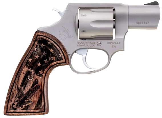 TAURUS 856 38SP SS/WD US FLAG  2" FS#