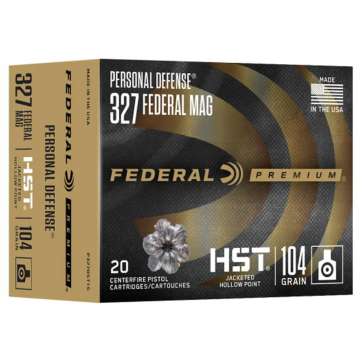 Federal Personal Defense Handgun Ammunition .327 Federal 103 gr JHP 20/ct