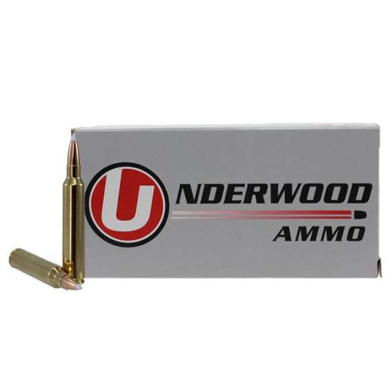 Underwood Ammo Nosler AccuBond Spitzer Rifle Ammunition 300 Rem Ultra Mag 180gr BT 3350 fps 20/ct