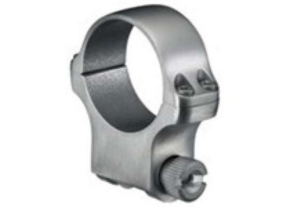 Ruger M77 2-Piece Steel Scope Rings 5B/6B 1" High - Stainless Finish