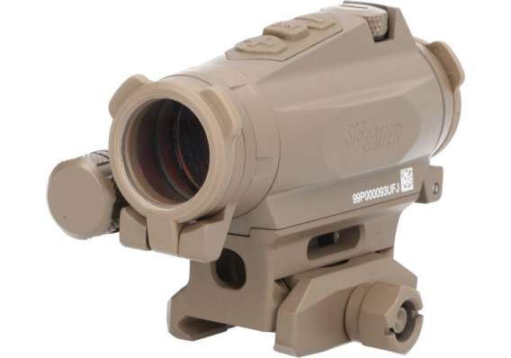 Sig Sauer Romeo 4XT-Pro Red Dot Sight 1x20mm 2 MOA Ballistic Circle Dot 0.5 MOA Adj Hex Bolt MO - FDE